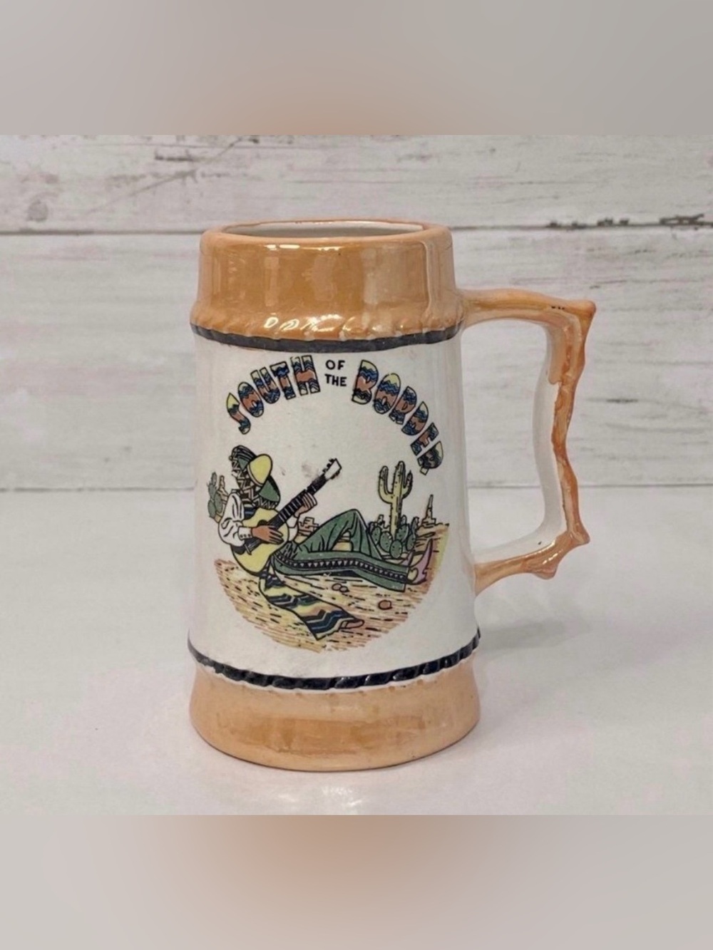 VTG Ceramic Souvenir Mug "South of the Border" PRICE FIRM